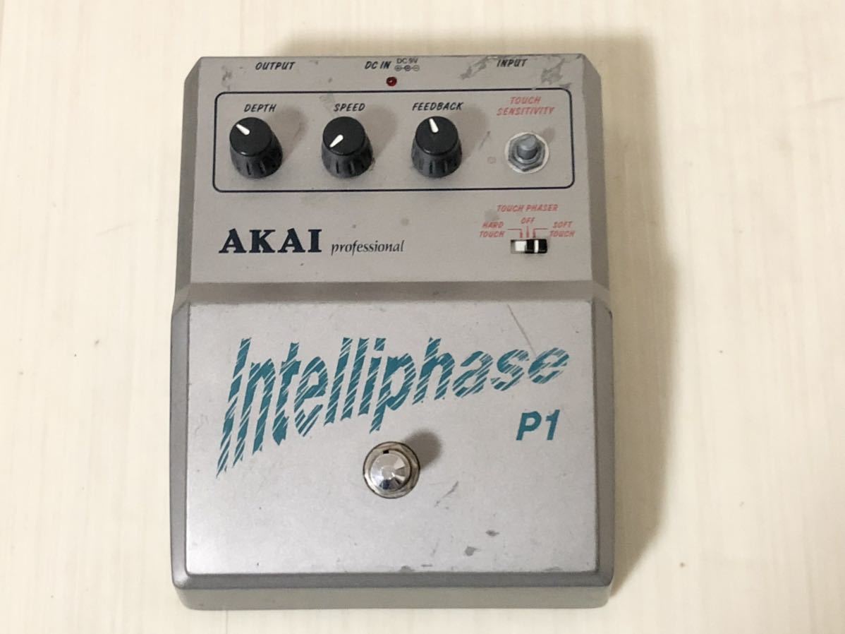AKAI Intelliphase p1 アナログフェイザー Intelliphase Akai P1 Bass