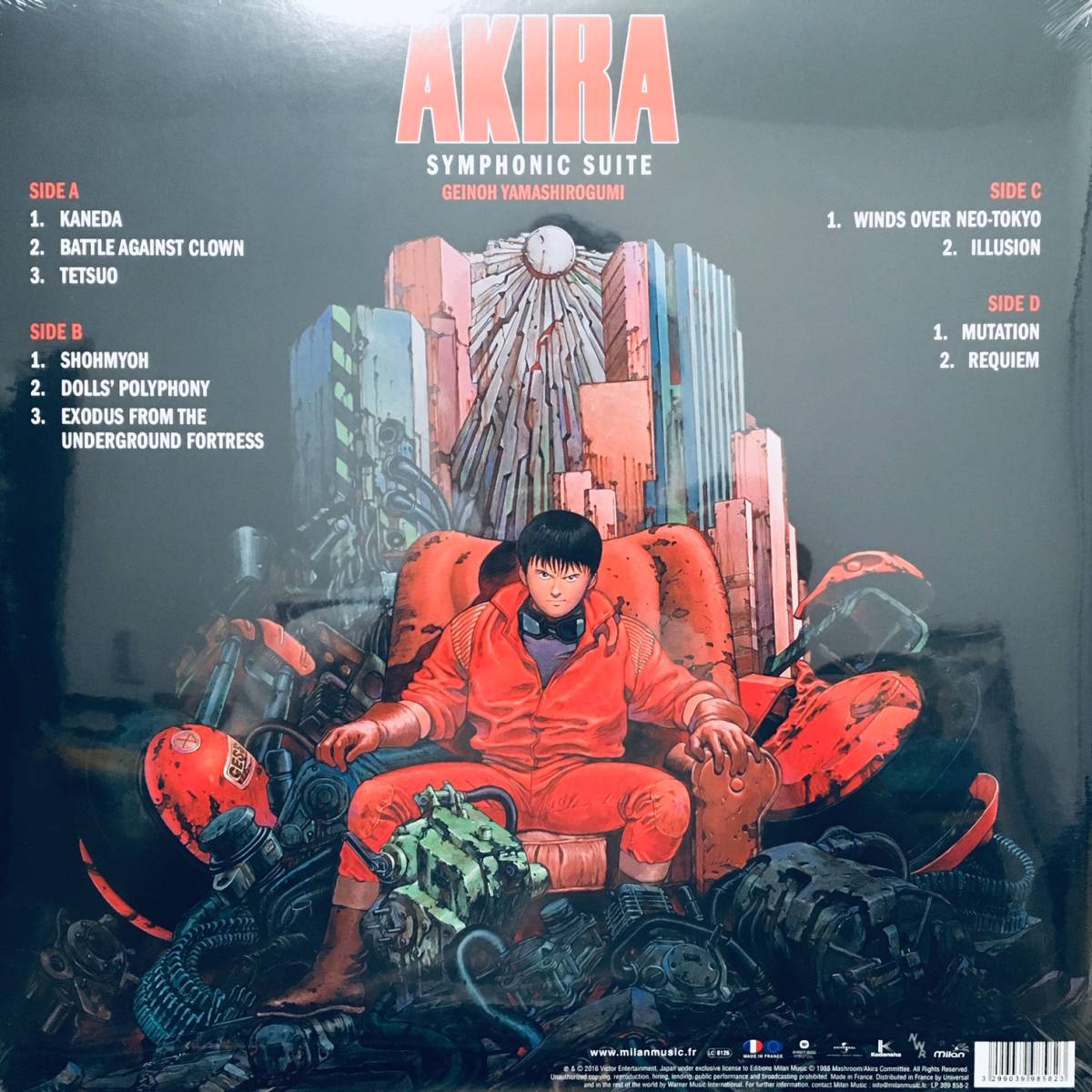 AKIRA Suite - Symphonic Akira 2LP (Symphonic Suite) ⁄ アキラ LP
