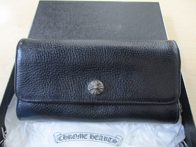☆CHROME HEARTSクロムハーツ・ジュディウォレット・クロスボタン