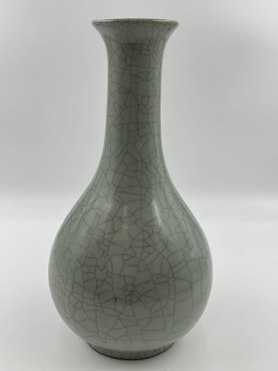 大名品 《花房 秀安 》 古い 大振り 備前手捻宝瓶 霊芝 /