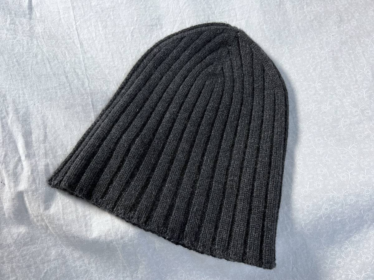 KNOTT ノット ウールカシミヤコート グレーストライプ 日本製 