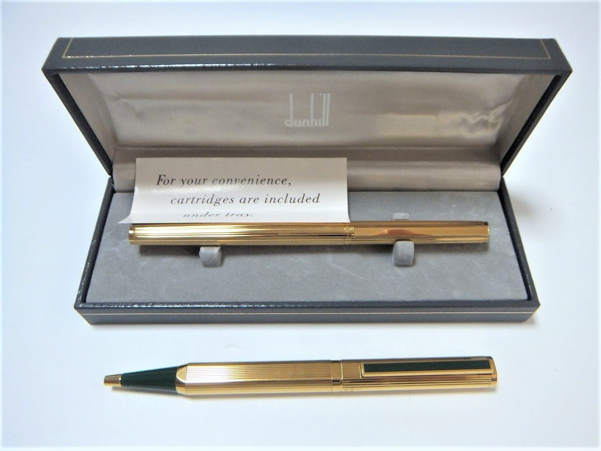 1円～ おたからや☆B1214-23 Dunhill ダンヒル 万年筆 ペン先14K585