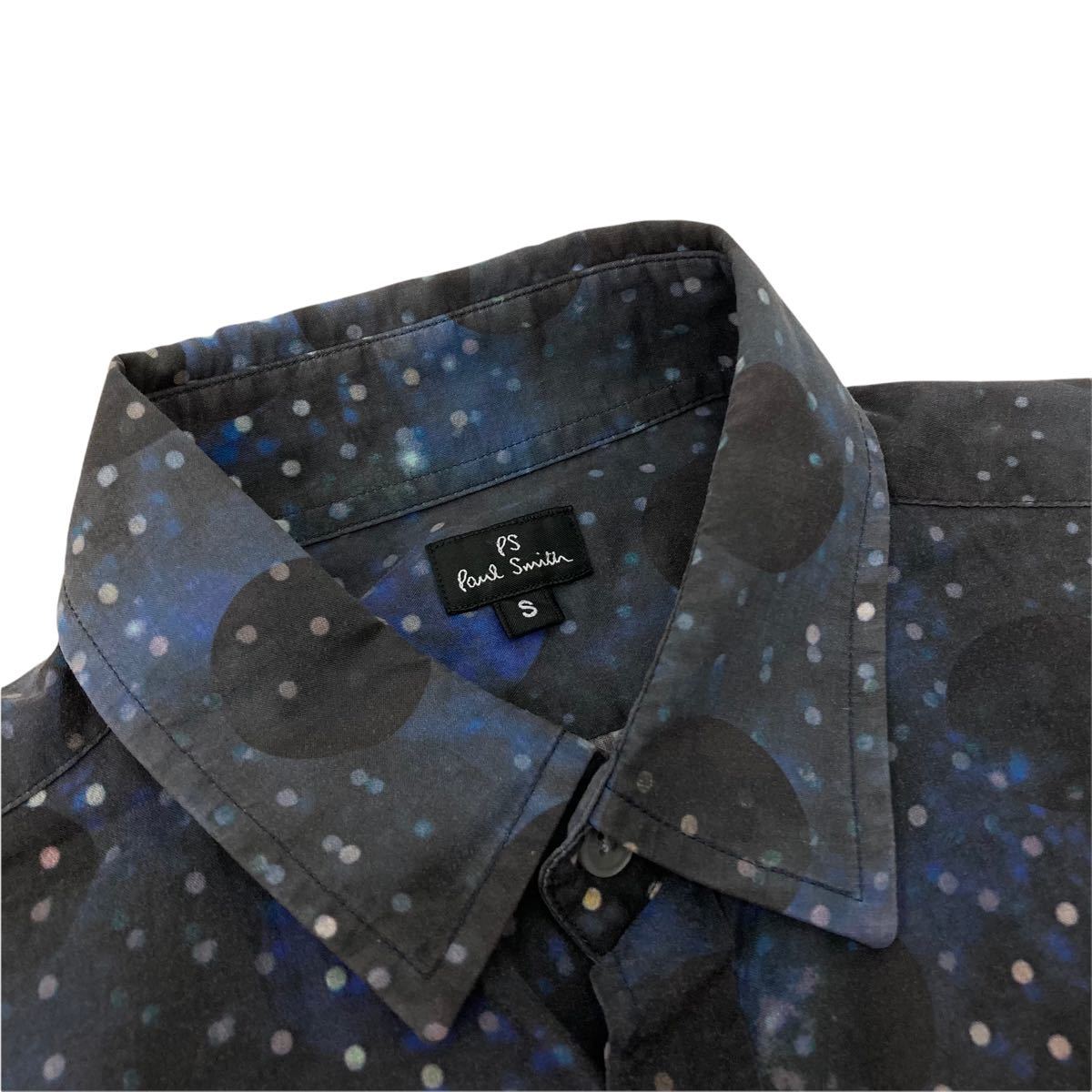 人気順 PaulSmith デザインシャツ 長袖 総柄 ブルー 【公式通販】