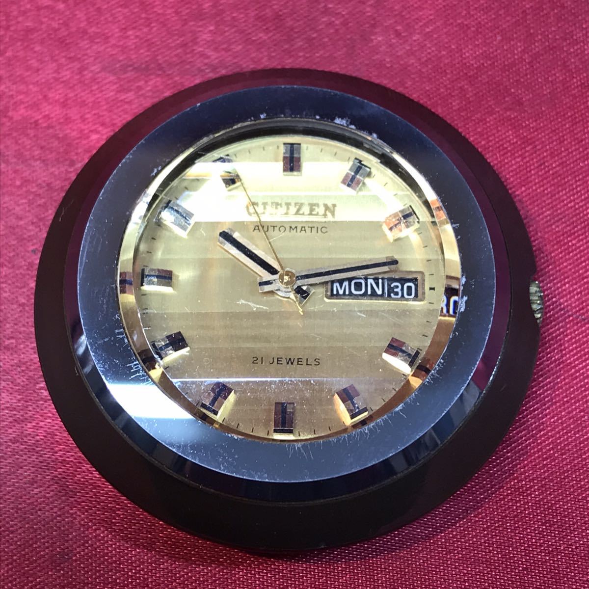 YH-9718 品 CITIZEN シチズン 自動巻腕時計 4本セット 4-650972-K 紫 