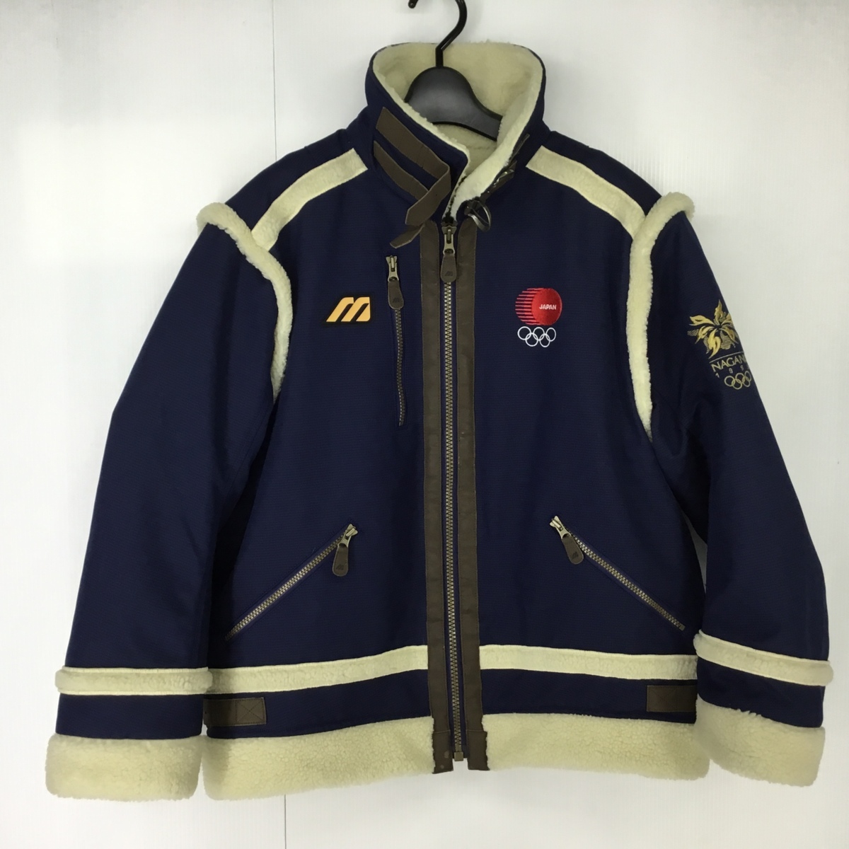 □MIZUNO（ミズノ） 長野オリンピック NAGANO 1998 ボアジャケット 