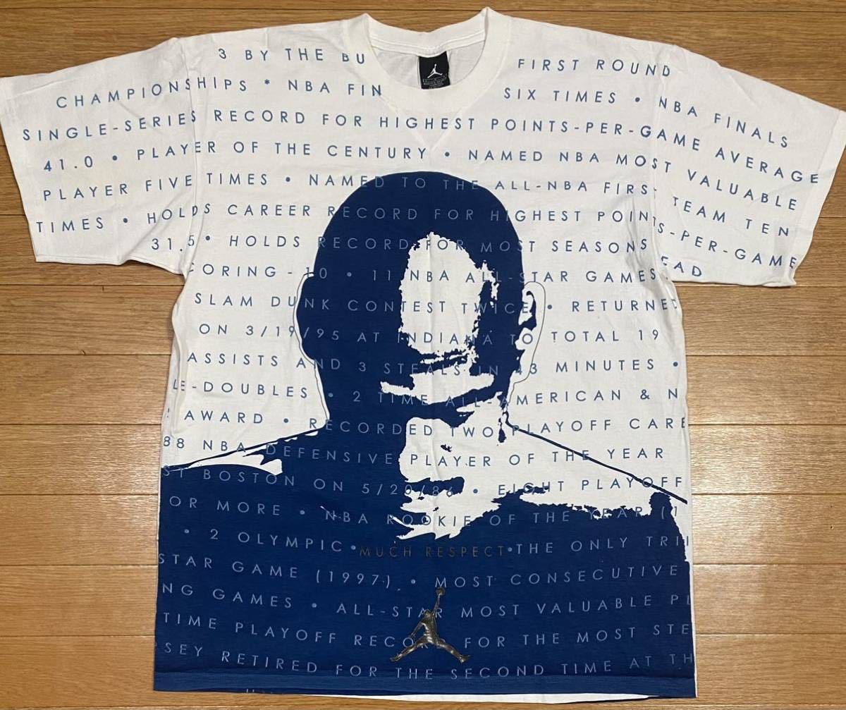 レア Michael Jordan 総柄 ビンテージ Tシャツ マイケルジョーダン 