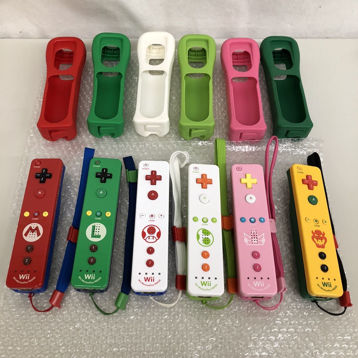 任天堂 ニンテンドー Wiiリモコンプラス 6個セット マリオ ルイージ