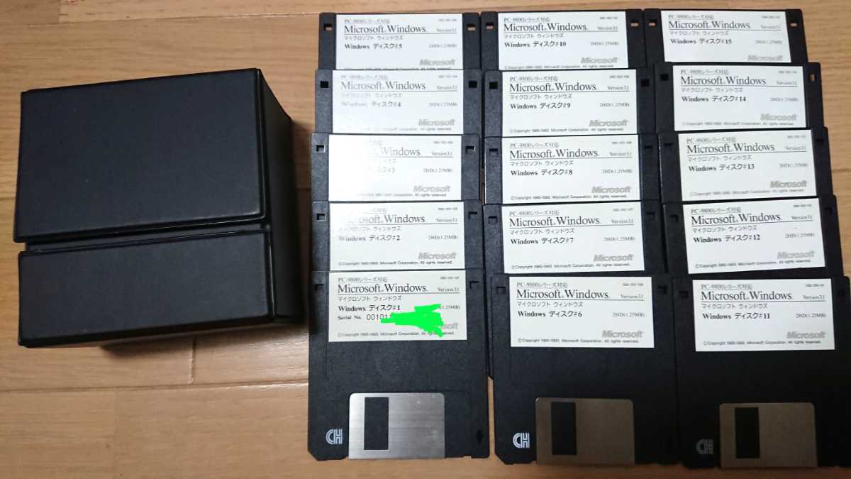PC-9801 FS/U2 3.5インチFDD 2台 動作確認済 PC-9801シリーズ初
