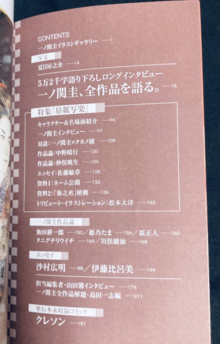 一ノ関圭 本 漫画家本vol.11 少年サンデーコミックスペシャル