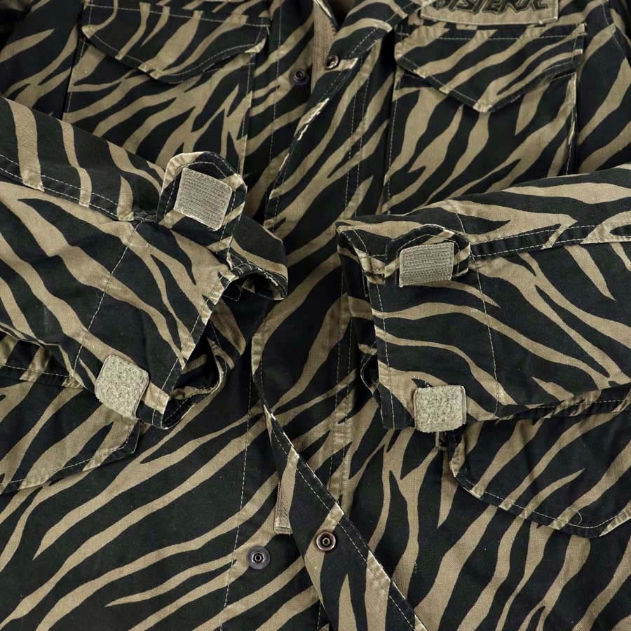 Hysteric Glamour ゼブラ柄 ミリタリージャケット-OGKカブトカムイ3