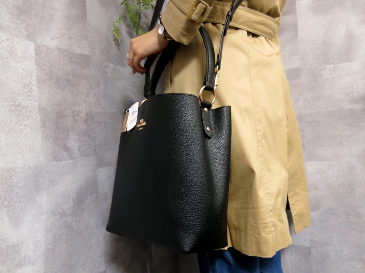 COACH コーチ 2way ショルダーバッグ タウンバケット 91122 【公式通販】