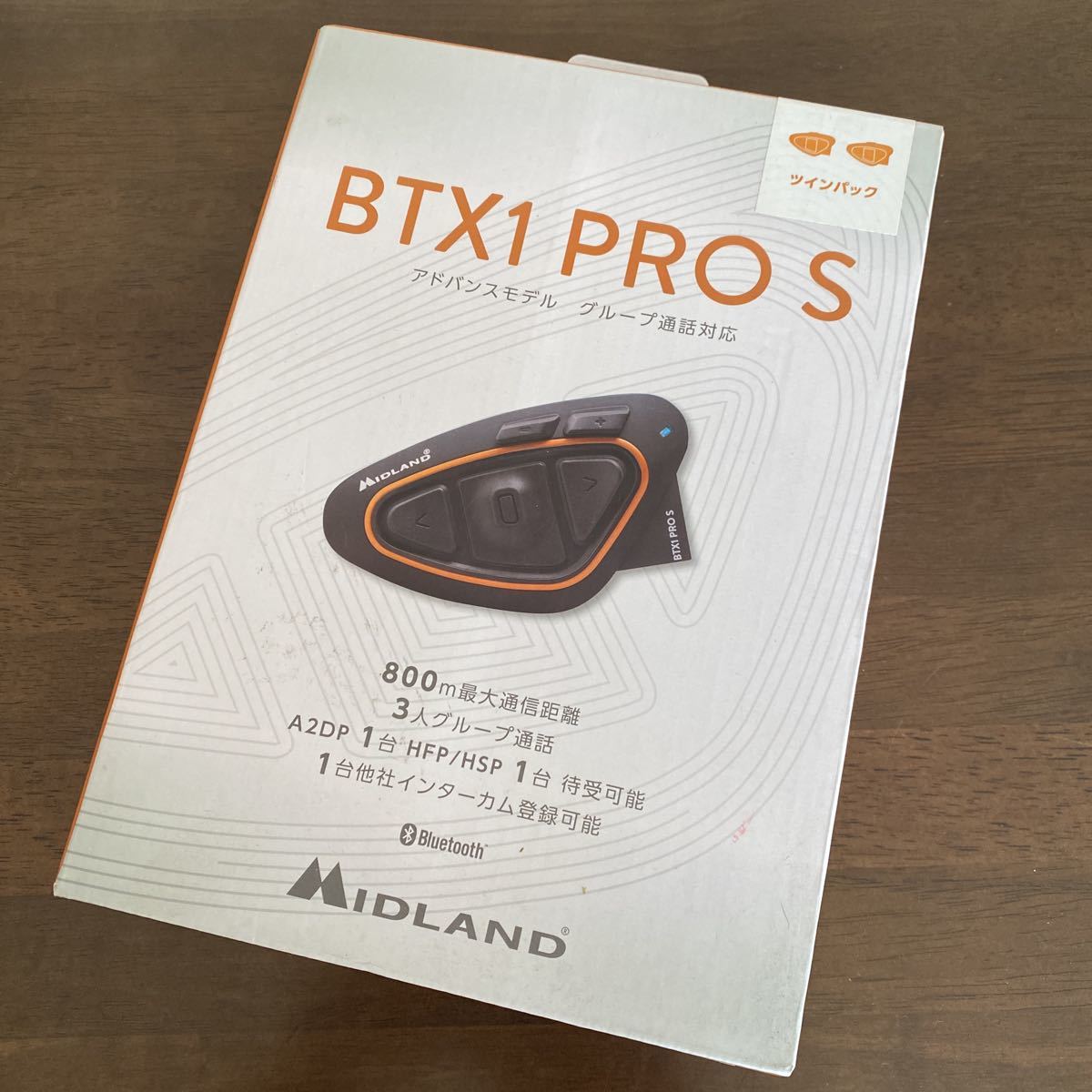 公式専門店 新品 MIDLAND バイク用インカム BTX1 PRO S ツインパック