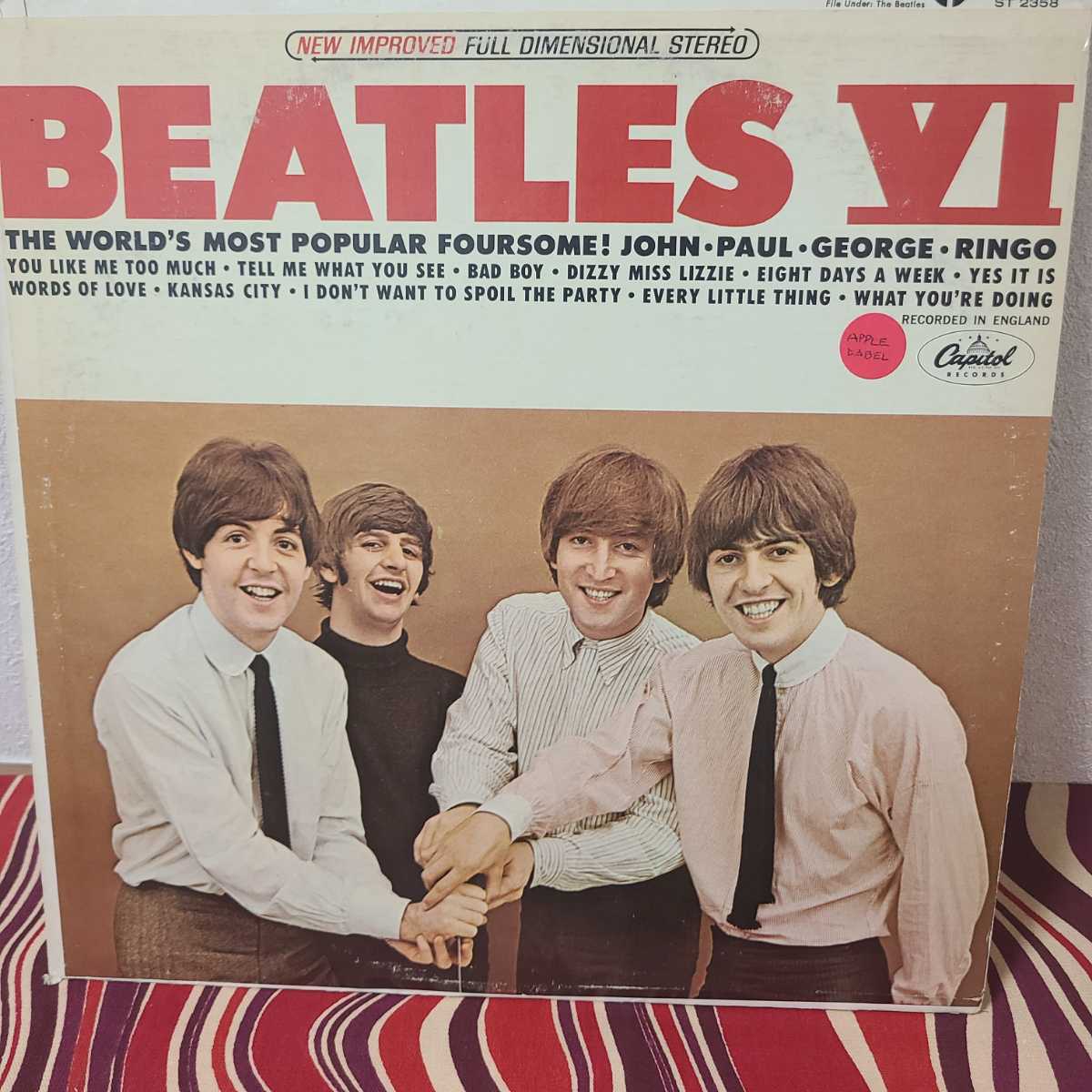 Beatles VI BEATLES LP ST ビートルズ - VI-Original-1965-Capitol