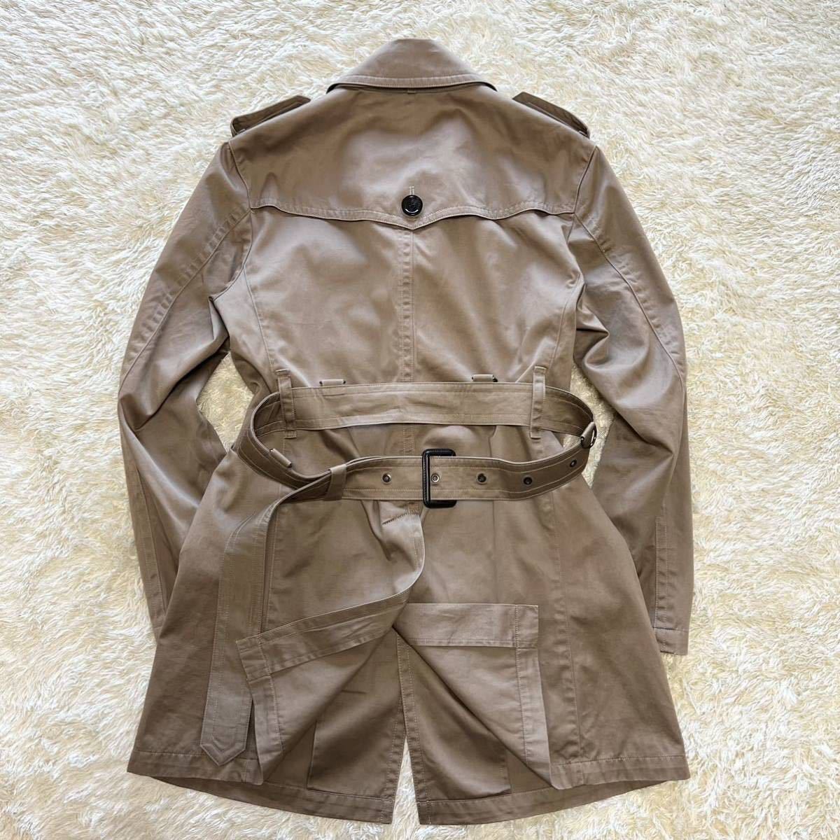 美品】バーバリーブラックレーベル BURBERRY BLACK LABEL トレンチ 