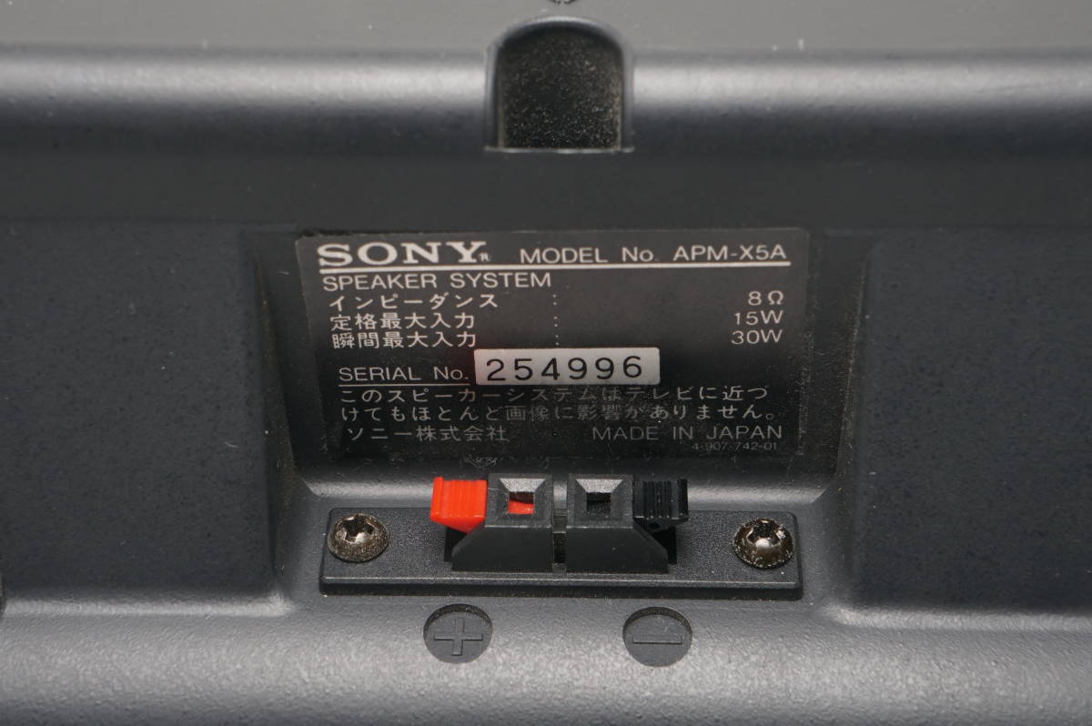 SONY APM-X5A 2ウェイ スピーカー ペア 動作確認済み ソニー 【公式通販】