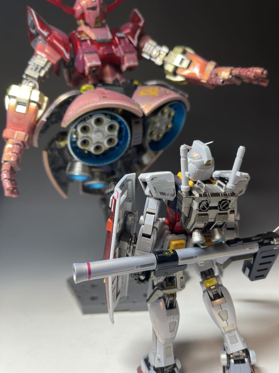 ガンプラ 完成品 ジオング ＆ ガンダム 2体セットRG 1/44 塗装済み 