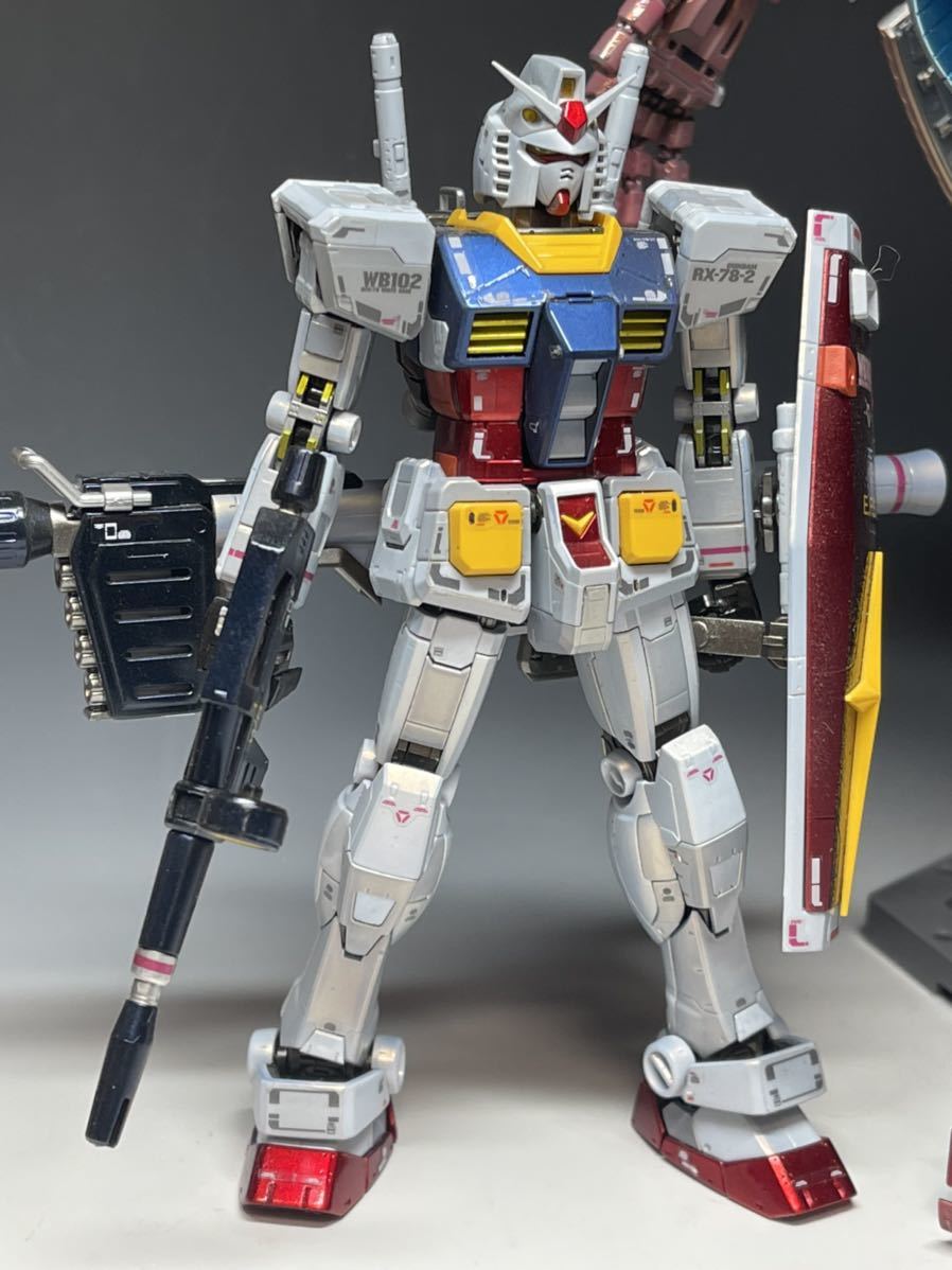 ガンプラ 完成品 ジオング ＆ ガンダム 2体セットRG 1/44 塗装済み 