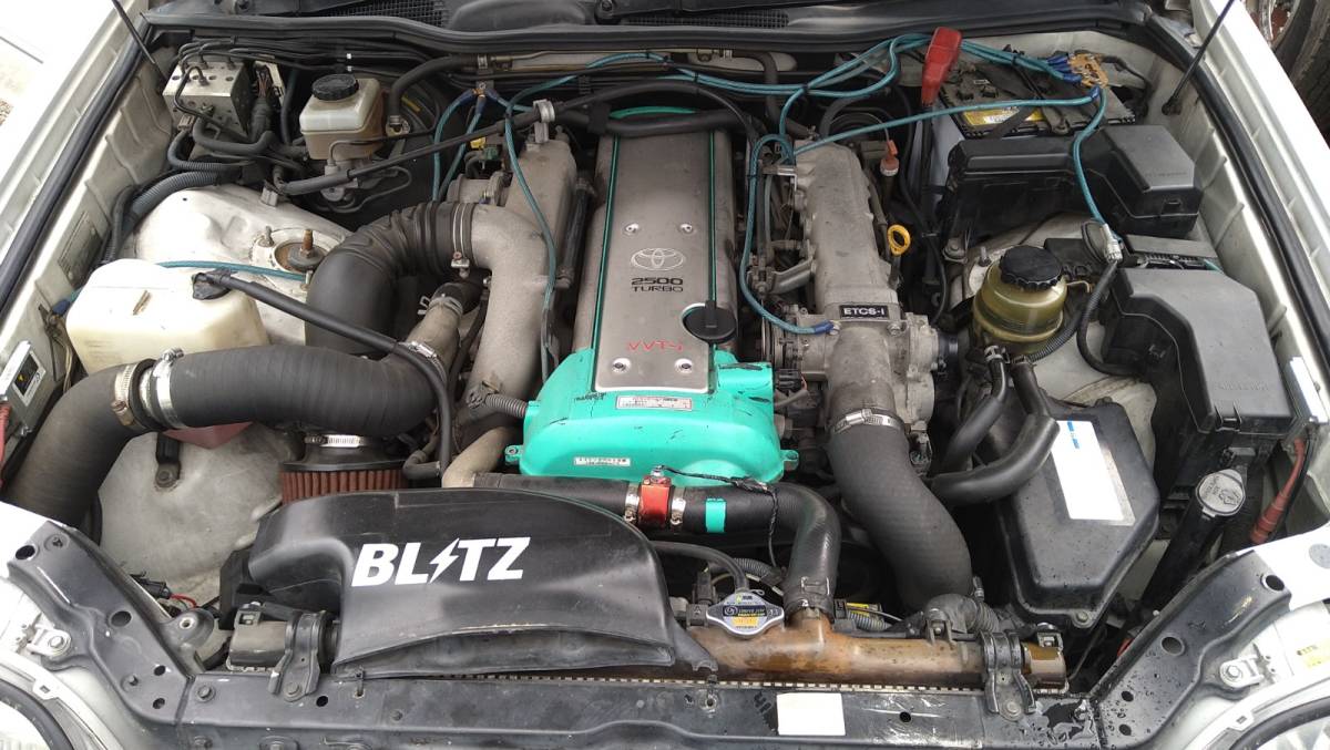 中古車 JZS171 トヨタ クラウン アスリートV 1JZ ターボ ドリフト 