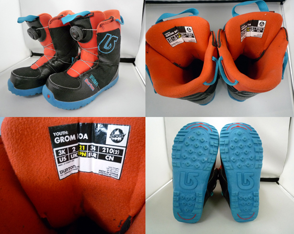 BURTON バートン 120cm+バインディング+KID'S キッズ YOUTHブーツ21cm