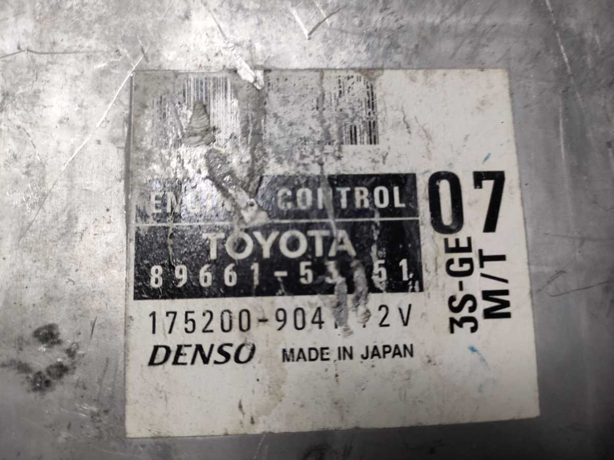 アルテッツァ ECU SXE10 エンジンコンピューター 3S-GE 後期 MT(トヨタ