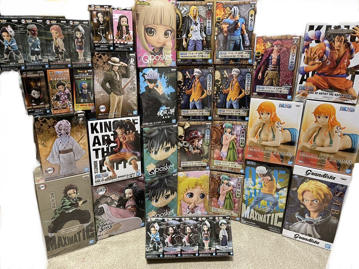 ☆プライズフィギュアまとめセット☆鬼滅の刃呪術廻戦ワンピースヒロ 