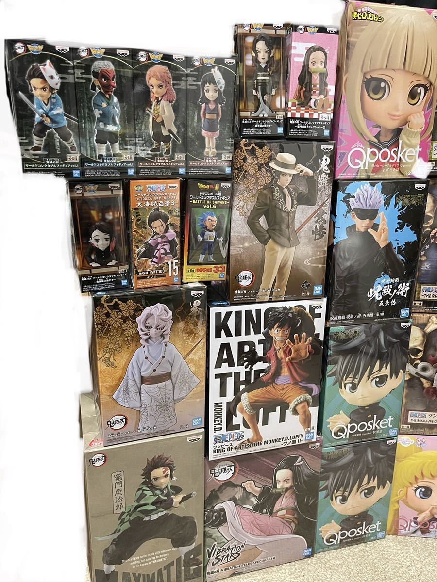 ☆プライズフィギュアまとめセット☆鬼滅の刃呪術廻戦ワンピースヒロ 