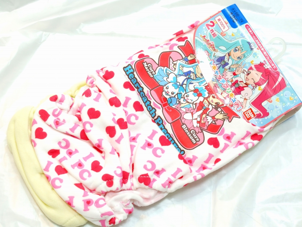 ハートキャッチプリキュア ショーツ 2枚組 ☆ Yahoo!オークション - 白 