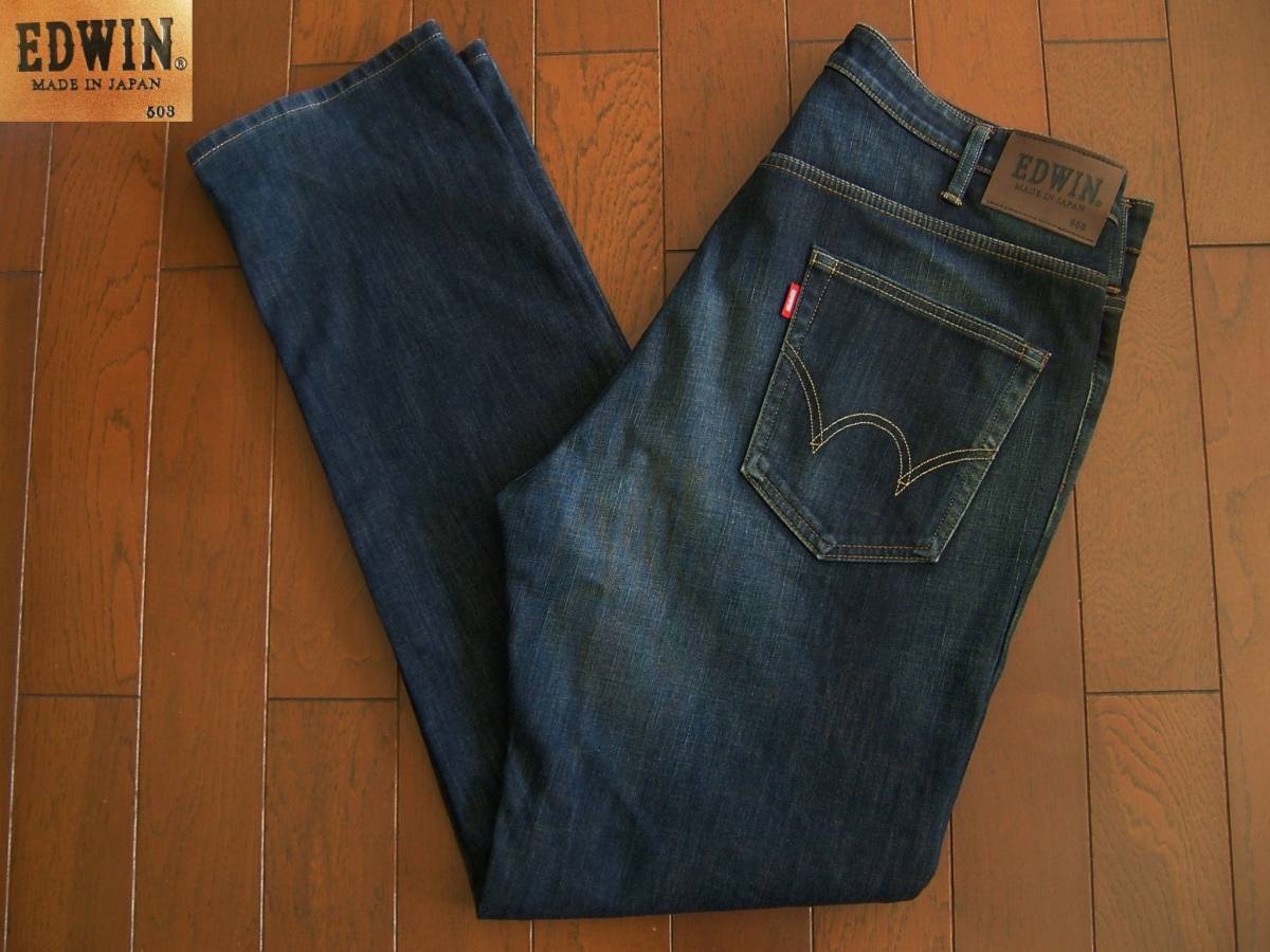 エドウィン EDWIN ワイルドファイア WILD FIRE 裏起毛 防寒 デニムパンツ ビッグサイズ W38