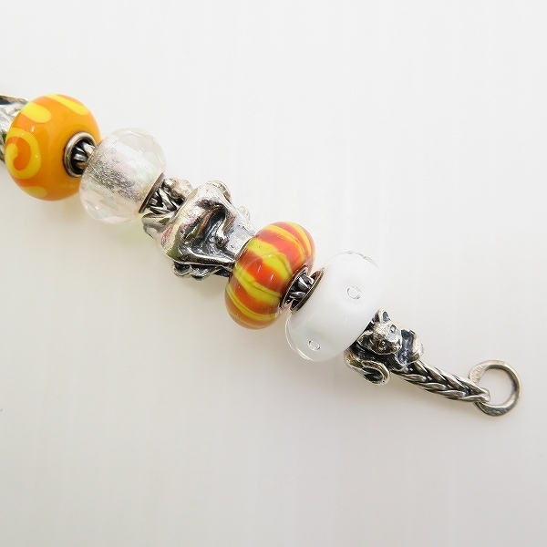 #anza トロールビーズ trollbeads ブレスレット シルバー 925 LAA刻印 ビッグフィッシュ ディックロイックアイス レディース [715621]
