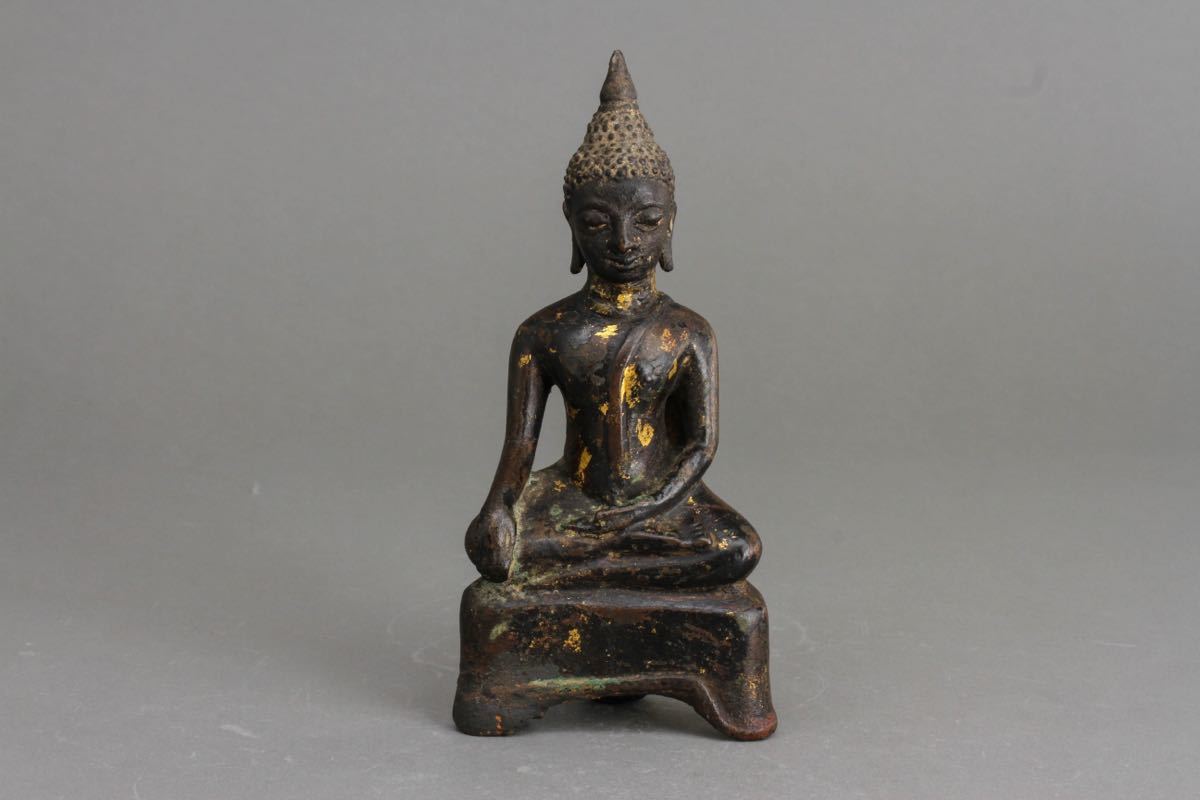 【100%新品，送料無料】 古 113 古銅鍍金仏座像(仏像)｜売買されたオークション情報、yahooの商品情報をアーカイブ公開 - オークファン 仏像