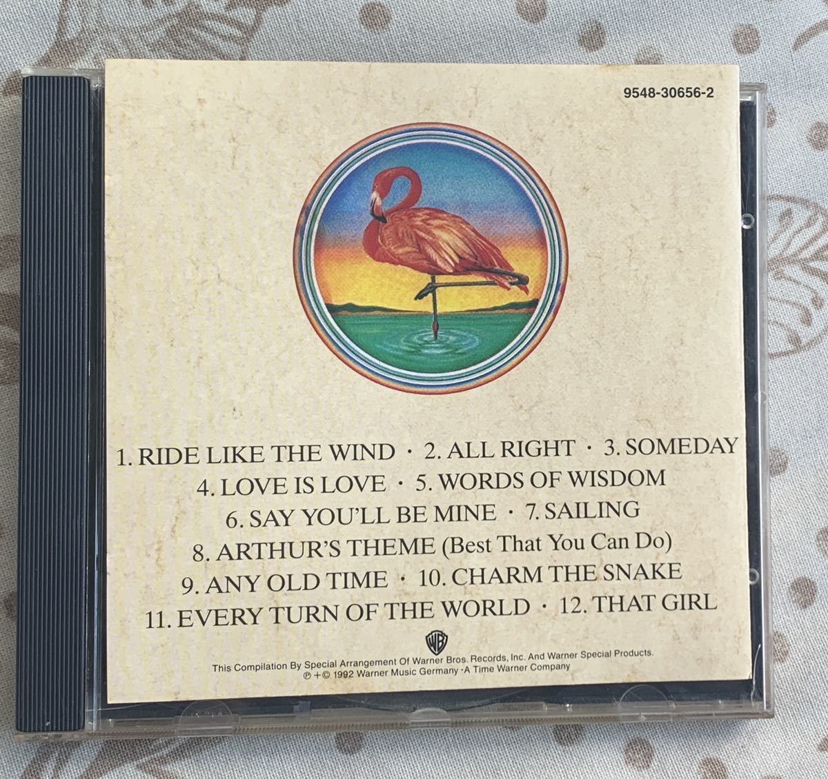 クリストファークロス CHRISTOPHER CROSS レコード サイン入り クリストファー・クロス（Christopher Cross)直筆サイン入りCD(サイン