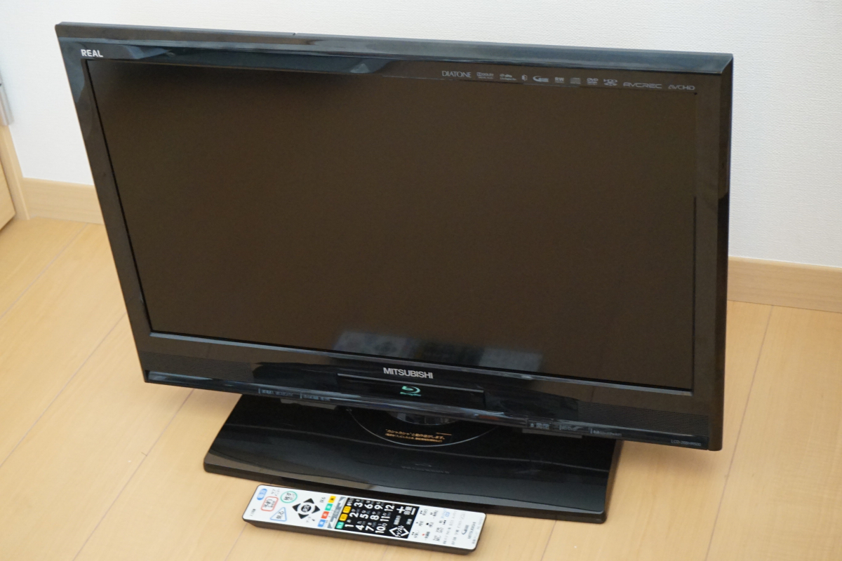 MITSUBISHI 26型 HDD BD内蔵テレビ MITSUBISHI/三菱 HDD/BD搭載 液晶テレビ LCD-26BHR500 2011年 三菱