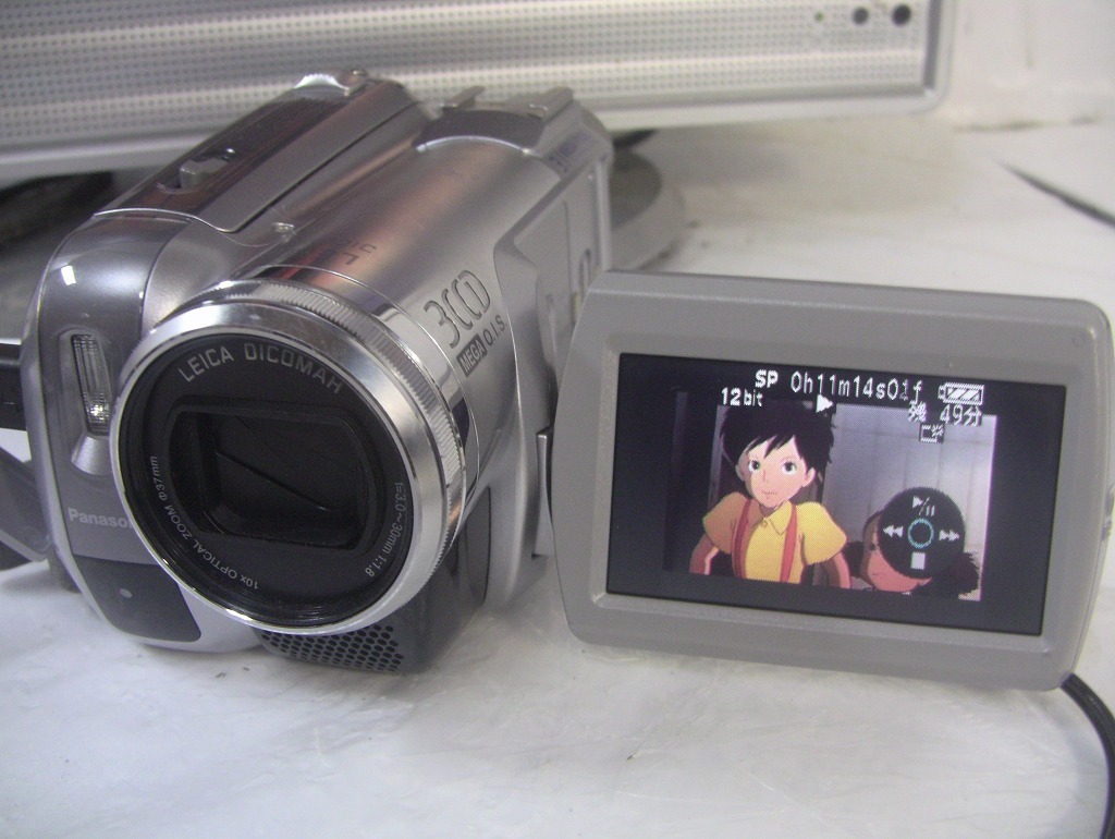 MiniDVテープ再生できます！【動作確認済み】 Panasonic MiniDVビデオカメラ NV-GS300　☆ダビングにご使用ください！☆/0024 Panasonic MiniDVテープ再生できます！動作確認済み MiniDVビデオ 大画面 動作確認済み NV-GS70