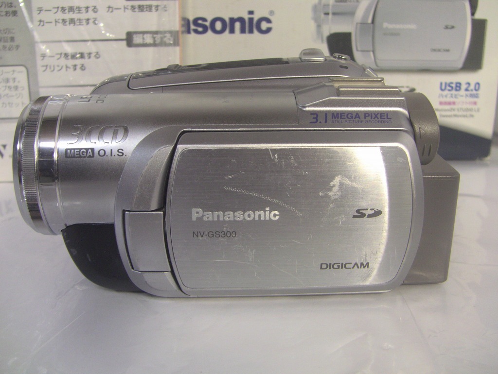 MiniDVテープ再生できます！【動作確認済み】 Panasonic MiniDVビデオカメラ NV-GS300　☆ダビングにご使用ください！☆/0024 Panasonic MiniDVテープ再生できます！動作確認済み MiniDVビデオ 大画面 動作確認済み NV-GS70