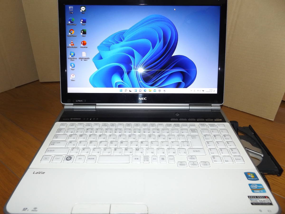 ブルーレイ Ci5 NEC メモリ8GB 120GB SSD PC-LL750 16型 Office2021 