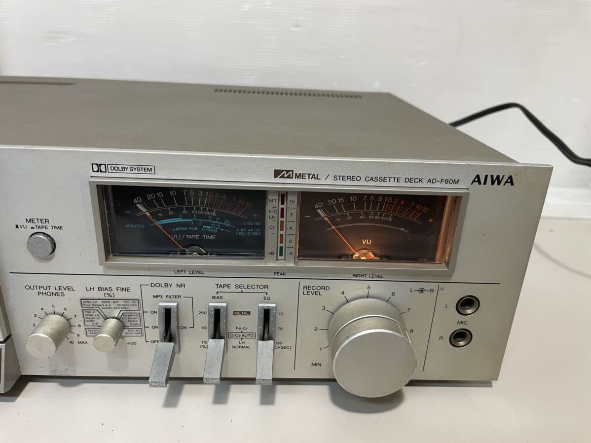 ☆ AIWA アイワ カセットデッキ AD-F60M ☆ジャンク☆