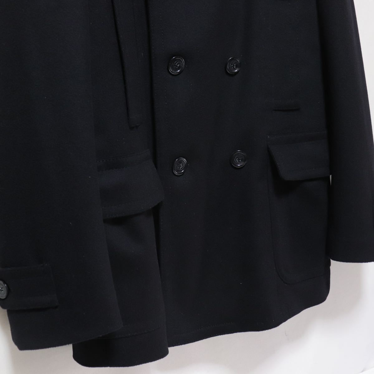 美品【Dolce&Gabbana】カシミア混/Pコート/ダブルブレスト/48 美品【Dolce&Gabbana】カシミア混/コート Pコート/ダブルブレスト/48