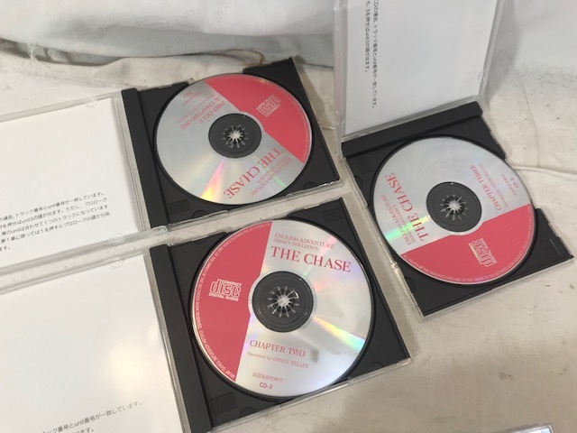 THE CHASE 1～12 イングリッシュアドベンチャー 英語教材CD 12点