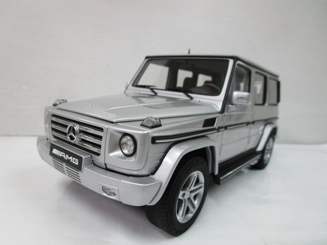 オートアート 1/18 メルセデスベンツ G55 AMG 2009 メタリックシルバー 