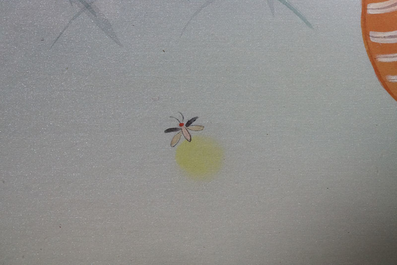 A87◇日本画家【堀江豊生/浮水】 日本画74×35cm 美人画 絹本肉筆 師