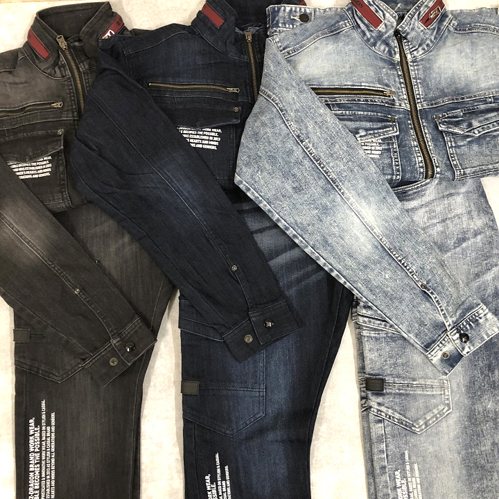 デニム ストレッチ Z-DRAGON 作業服 自重堂 上下セット カモフラ z－dragon 上下の通販 作業服・作業用品 作業着 ジードラゴン デニムの通販 Z ノータックカーゴパンツ FIT※