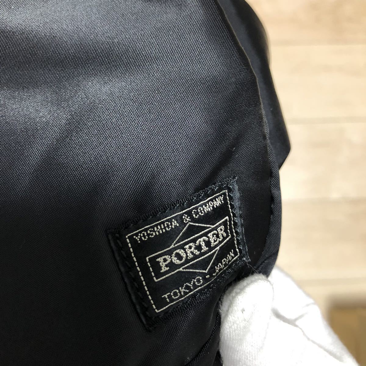 【新品同様】定価28，600 PORTER ポーター TANKER タンカー リュックサック DAYPACK デイパック 622-09387 ブラック　黒