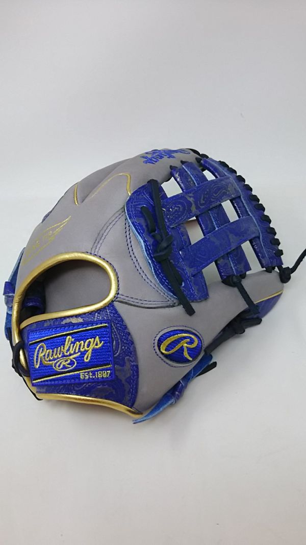 限定セール，正規品 ローリングス Rawlings 野球用 グラブ グローブ 軟式 大人用 HOH PAISLEY REVIVAL オールフィルダー用 11.75 インチ GR1FHPN55W GRY/RY(オールラウンド)｜売買されたオークション情報、yahooの商品情報をアー 大人用
