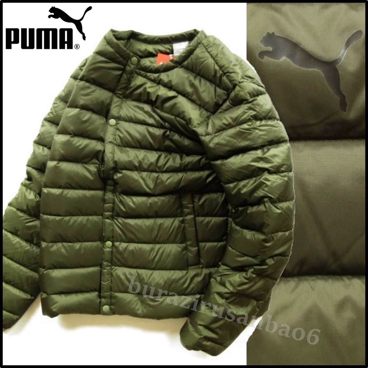 PUMA」 ダウンジャケット L カーキ メンズ メンズ L◇未使用 PUMA 