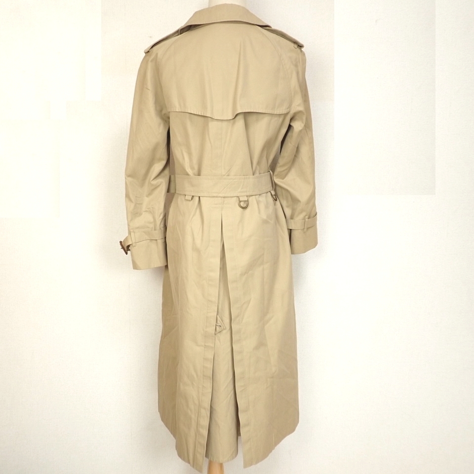 バーバリー　トレンチコート　ベージュ　ノバチェック　ベージュ系　7AB2 ☆Burberry's/バーバリーズ トレンチコート 7AB2/レディースM相当