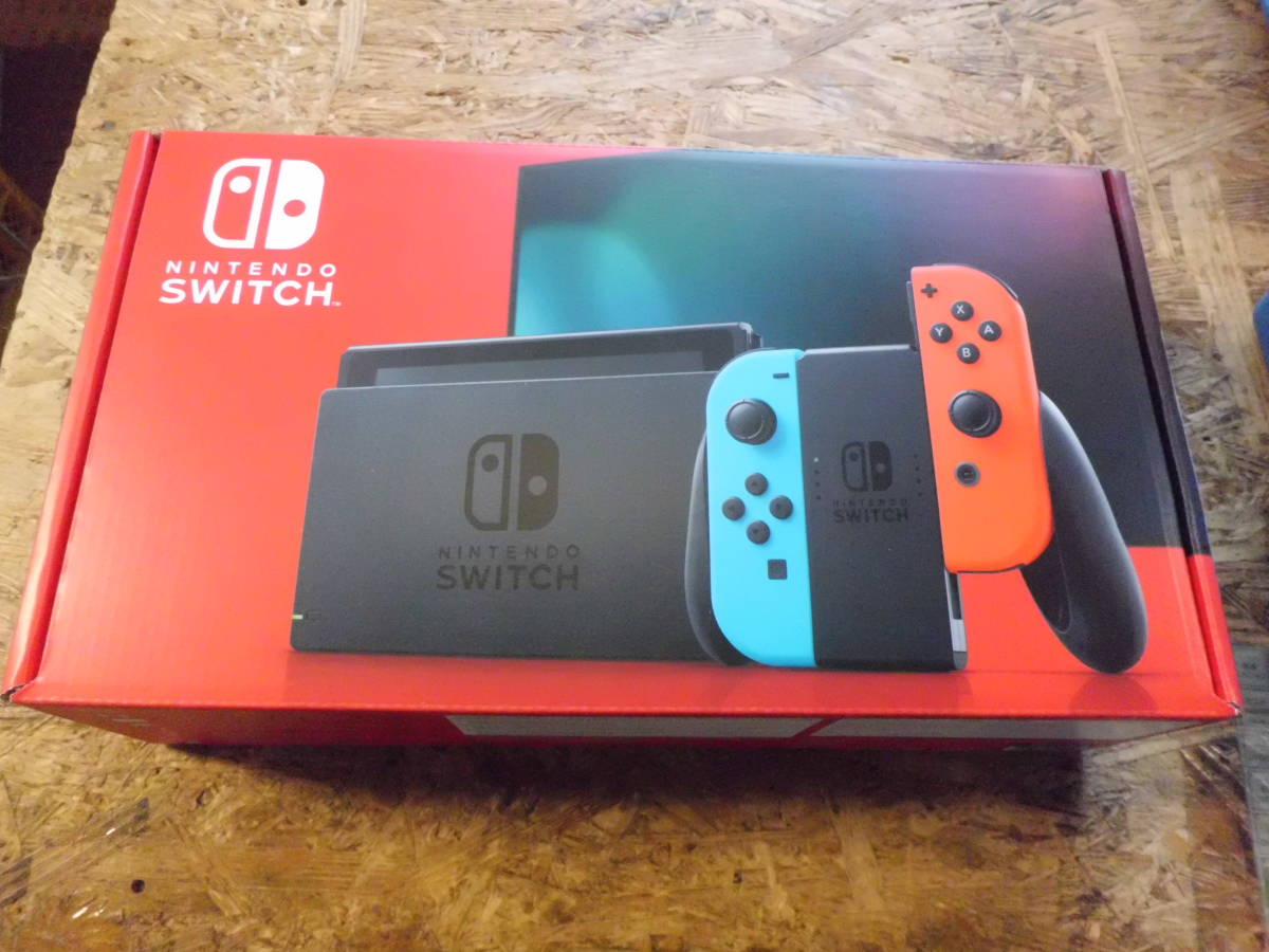 Switch Nintendo 本体 動作確認済み ブルー ネオンブルー⁄ネオン L802
