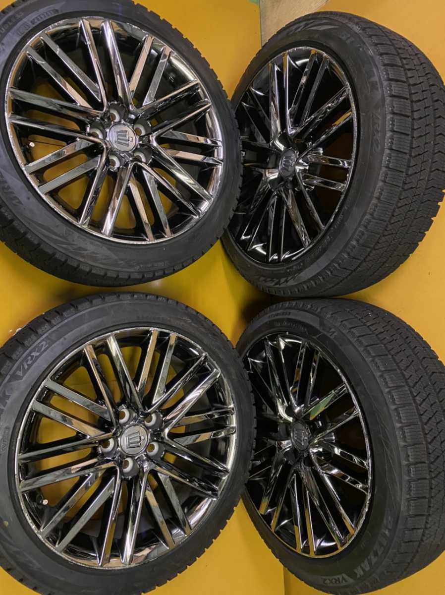 バリ山18年製 225/45R18 ブリヂストン ブリザックVRX2トヨタ純正 