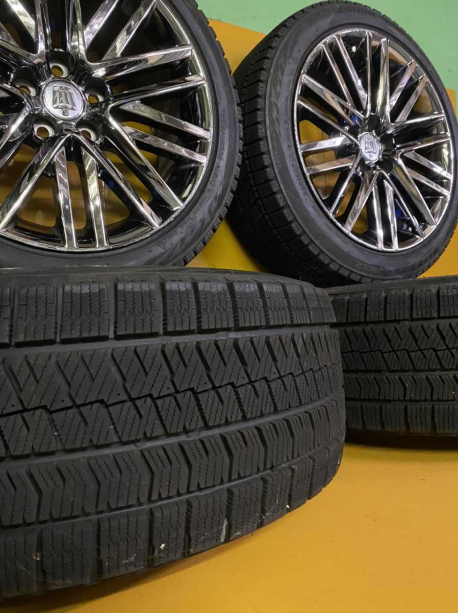 バリ山18年製 225/45R18 ブリヂストン ブリザックVRX2トヨタ純正