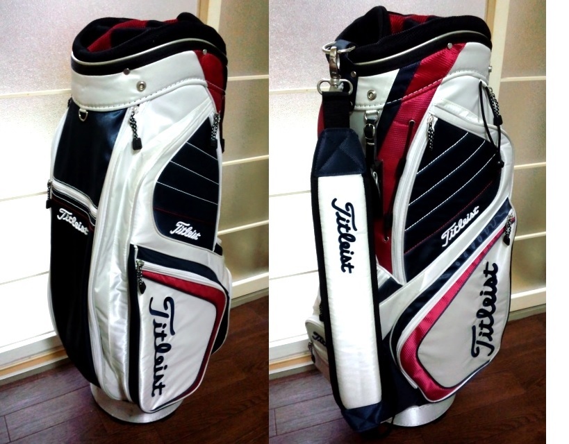 お買い得，格安 タイトリスト Titleist 軽量キャディバッグ トリコロール ナイロン素材 刺しゅうロゴ(タイトリスト)｜売買されたオークション情報、yahooの商品情報をアーカイブ公開 - オークファン キャディバッグ