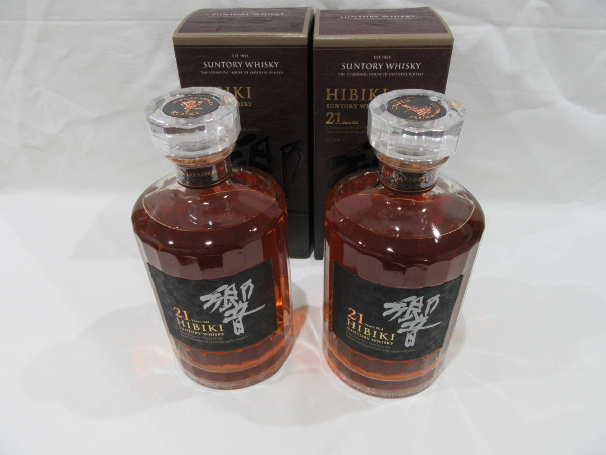 未開栓 サントリー ウイスキー 響 21年 700ml×2本 700ml 響 サントリー
